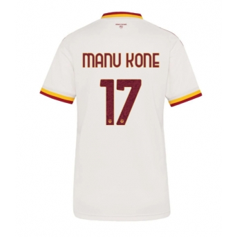 AS Roma Manu Kone #17 Maglia Gara Trasferta Repliche 2026-27 Donna Maniche Corte